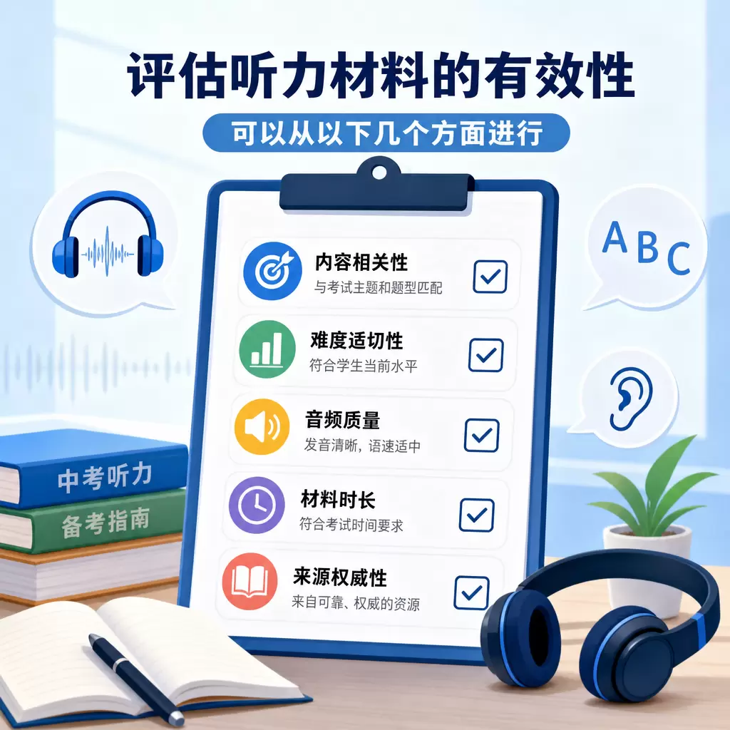 武汉中考听口考试技巧:听力材料选择与使用建议