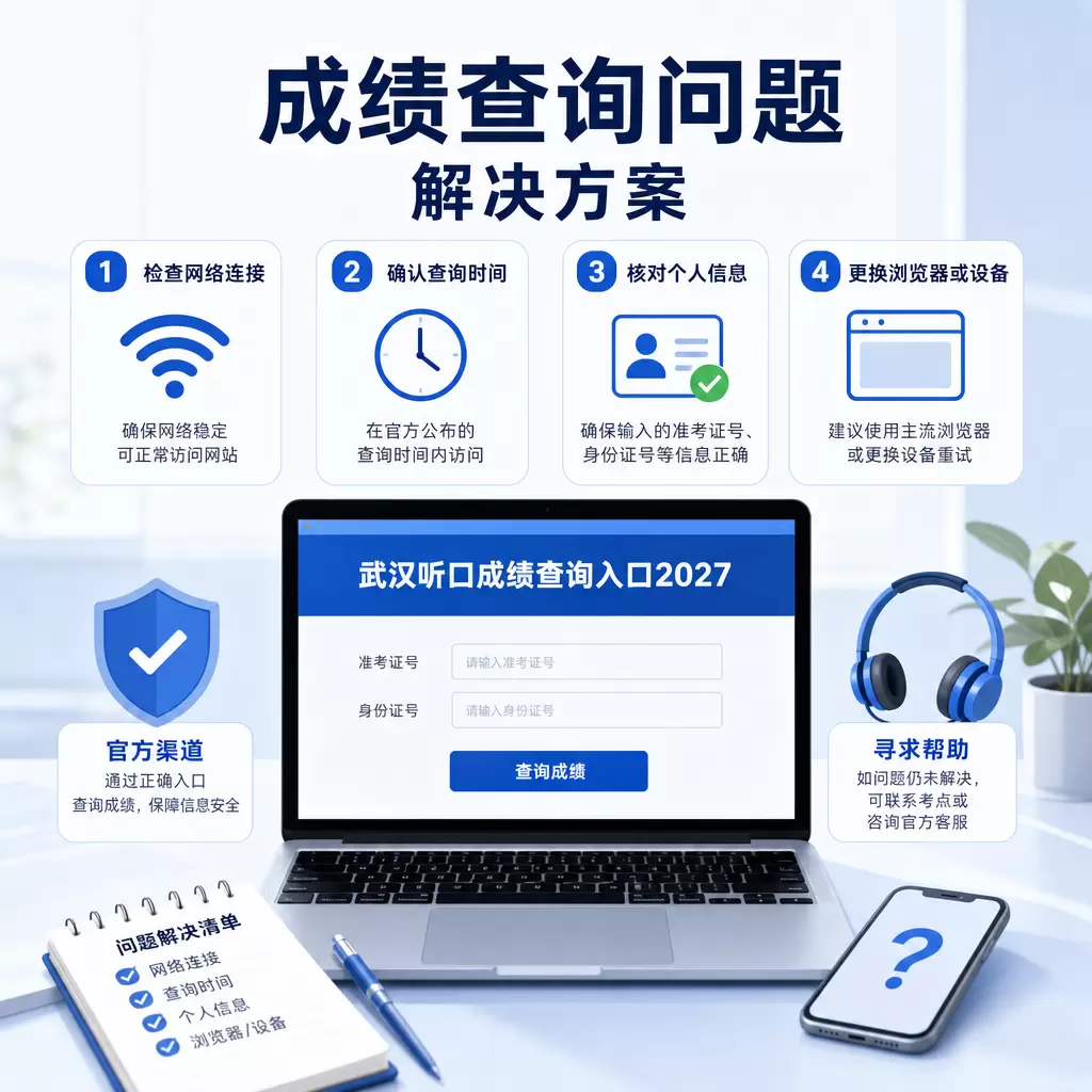 在秭归如何顺利访问武汉听口成绩查询入口2027