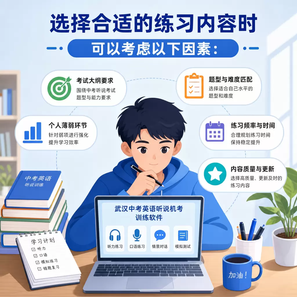 如何利用武汉中考英语听说机考训练软件进行高效复习