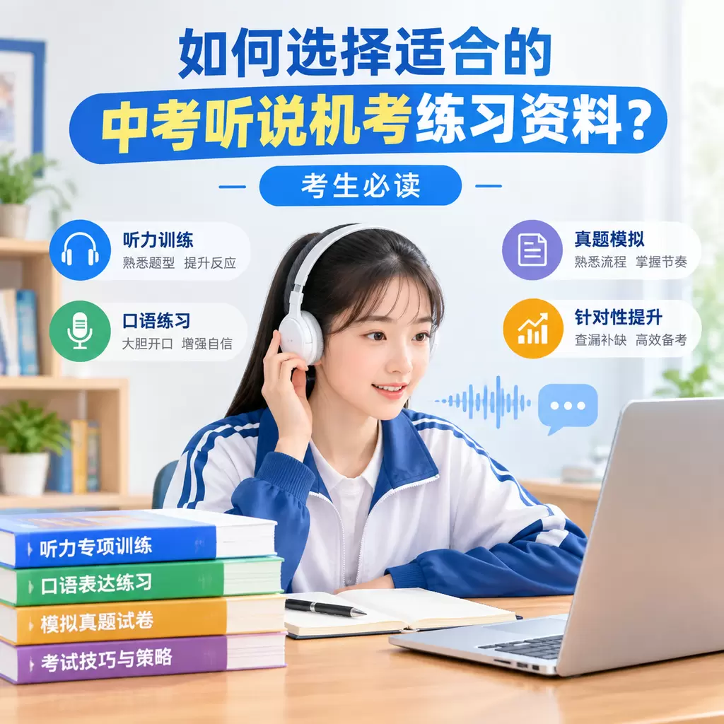 如何选择适合的中考听说机考练习资料?秭归考生必读