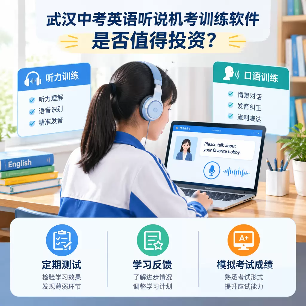 武汉中考英语听说机考训练软件是否值得投资?