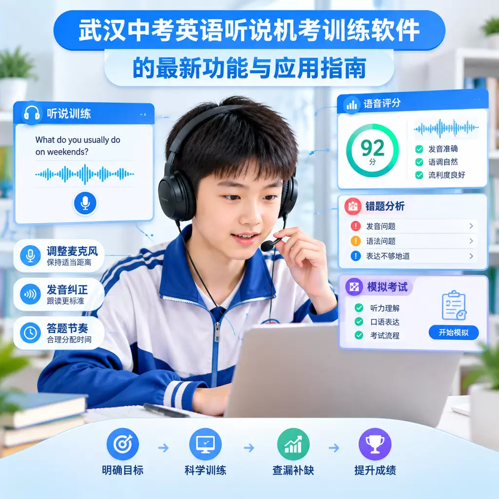 武汉中考英语听说机考训练软件的最新功能与应用指南