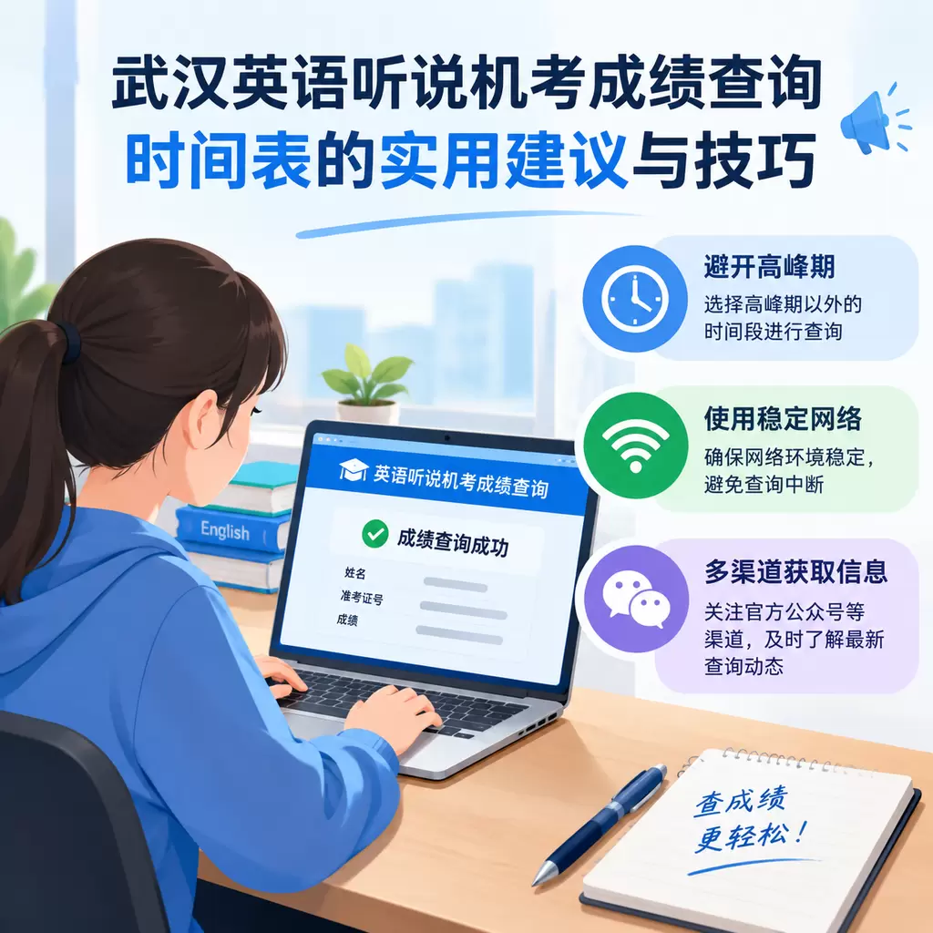 武汉英语听说机考成绩查询时间表的实用建议与技巧