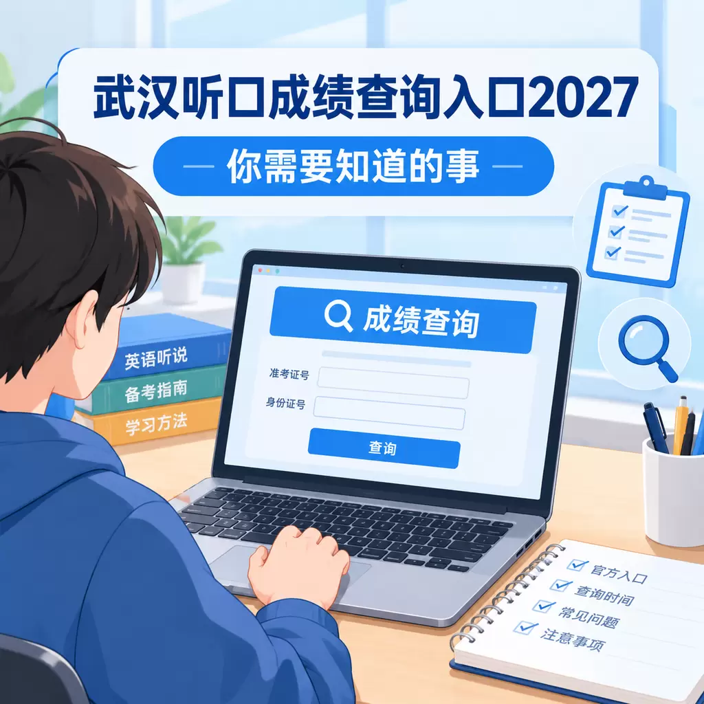 武汉听口成绩查询入口2027:你需要知道的事