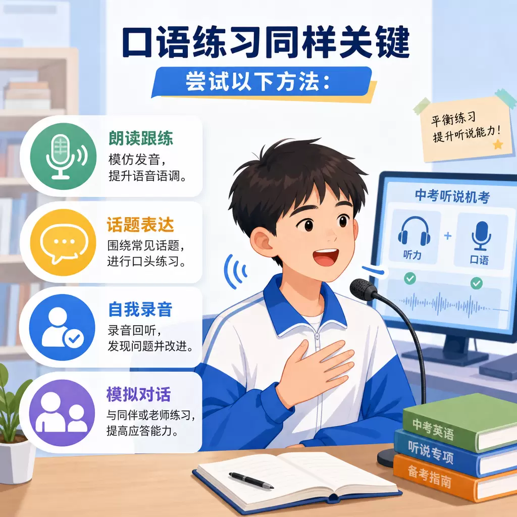 武汉中考听说机考备考:听力与口语的平衡练习