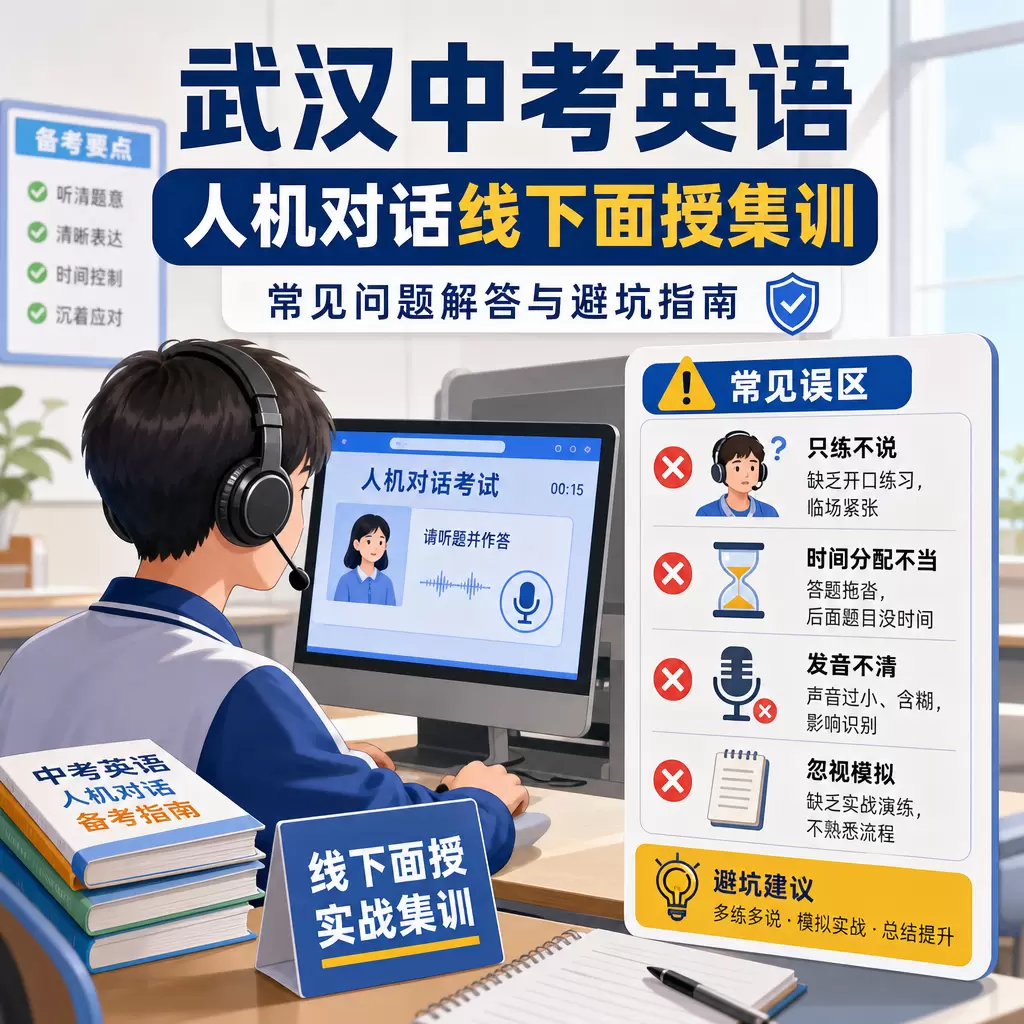 武汉中考英语人机对话线下面授集训常见问题解答与避坑指南