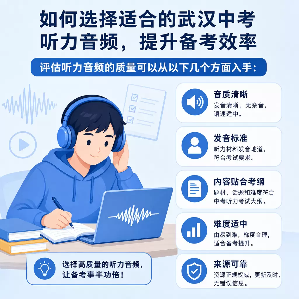 如何选择适合的武汉中考听力音频,提升备考效率