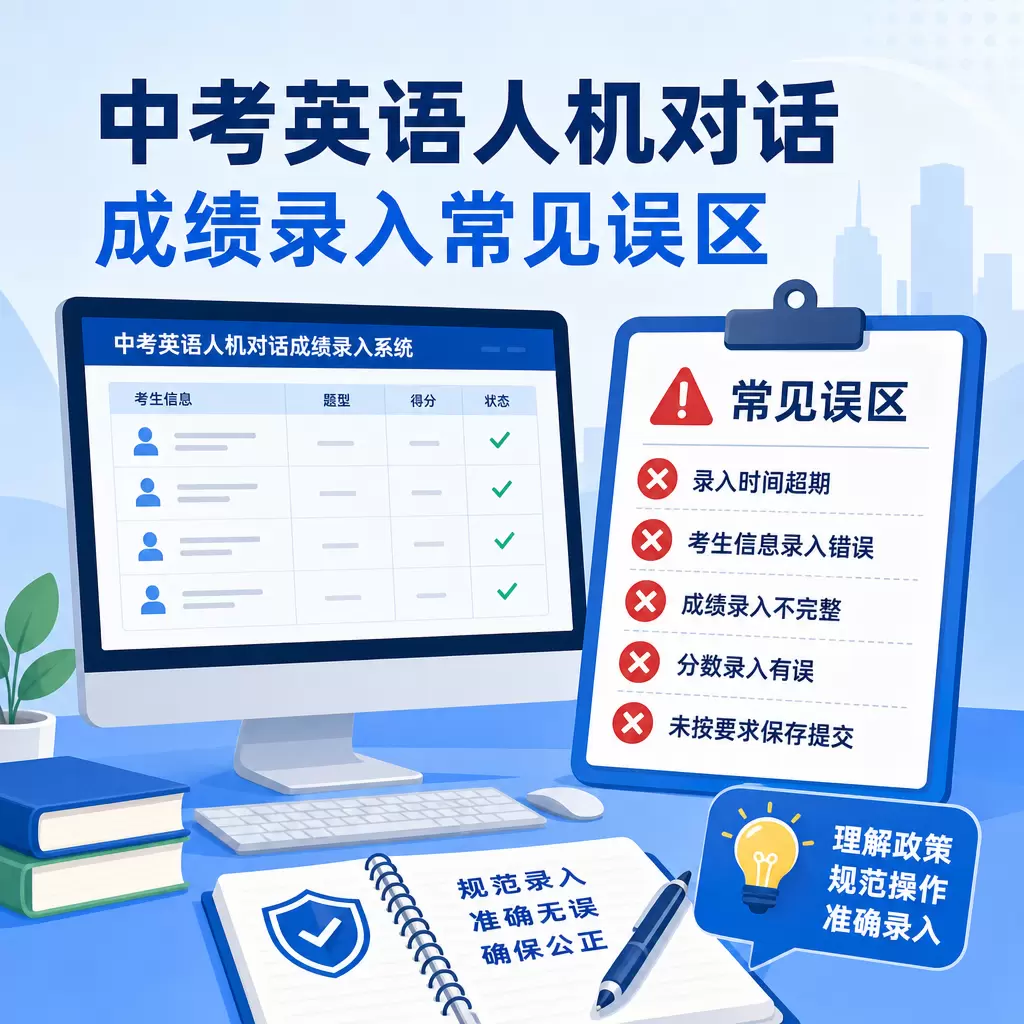 秭归中考英语人机对话成绩录入的最新政策解读