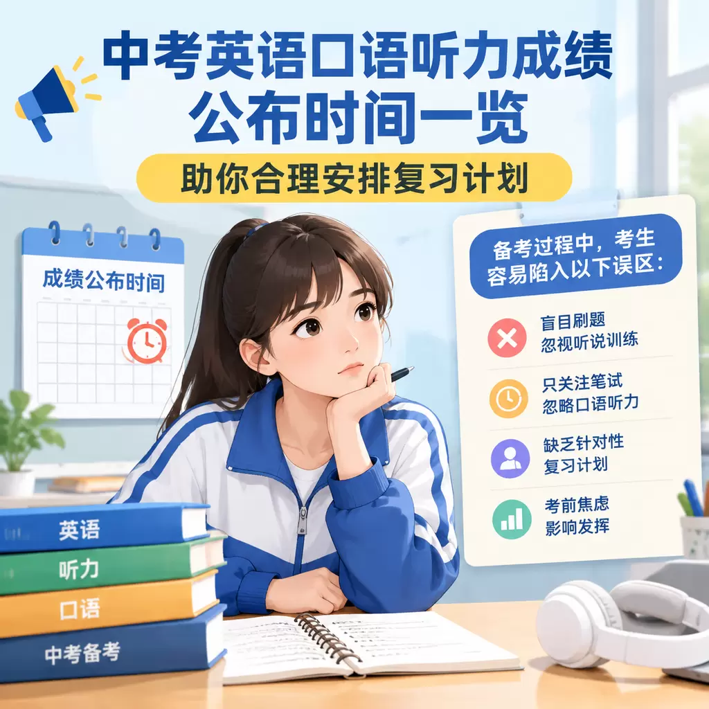 武汉中考英语口语听力成绩公布时间一览,助你合理安排复习计划