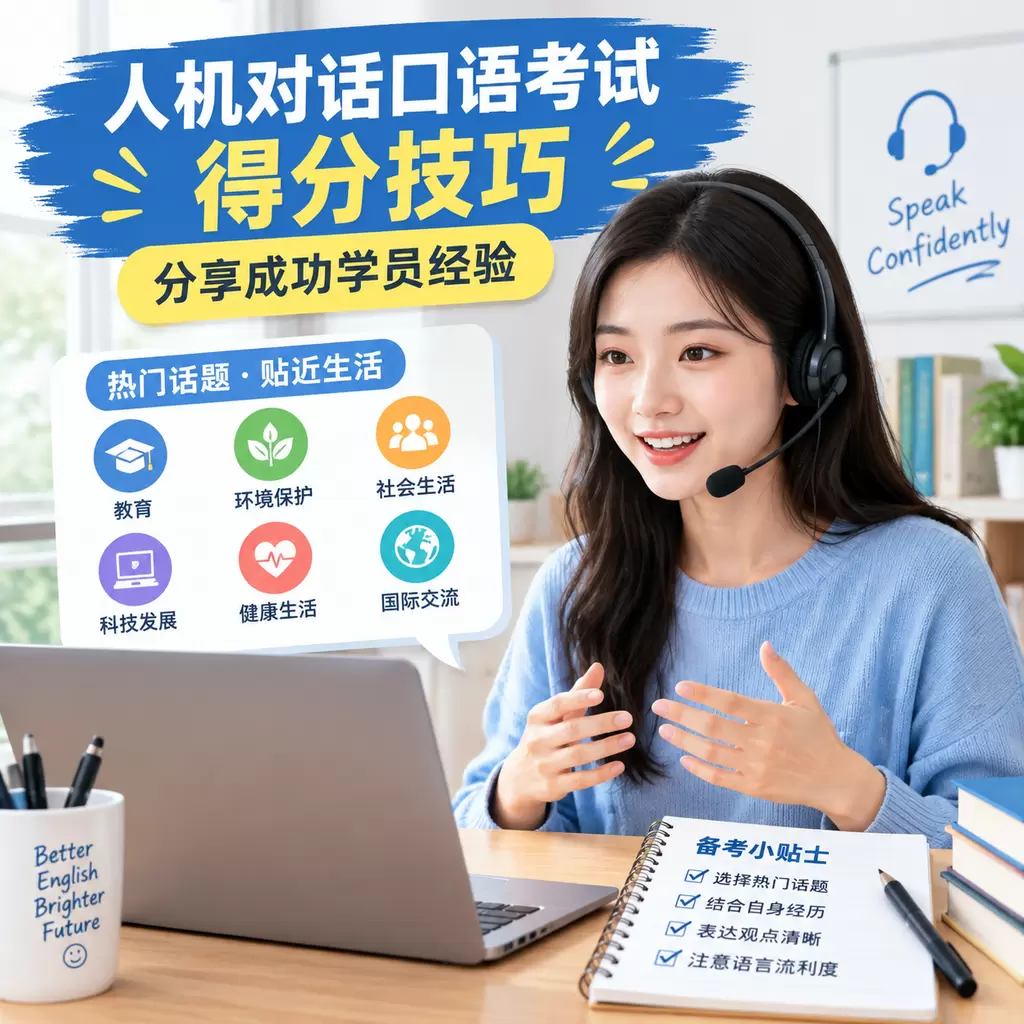 武汉人机对话口语考试得分技巧,分享成功学员经验