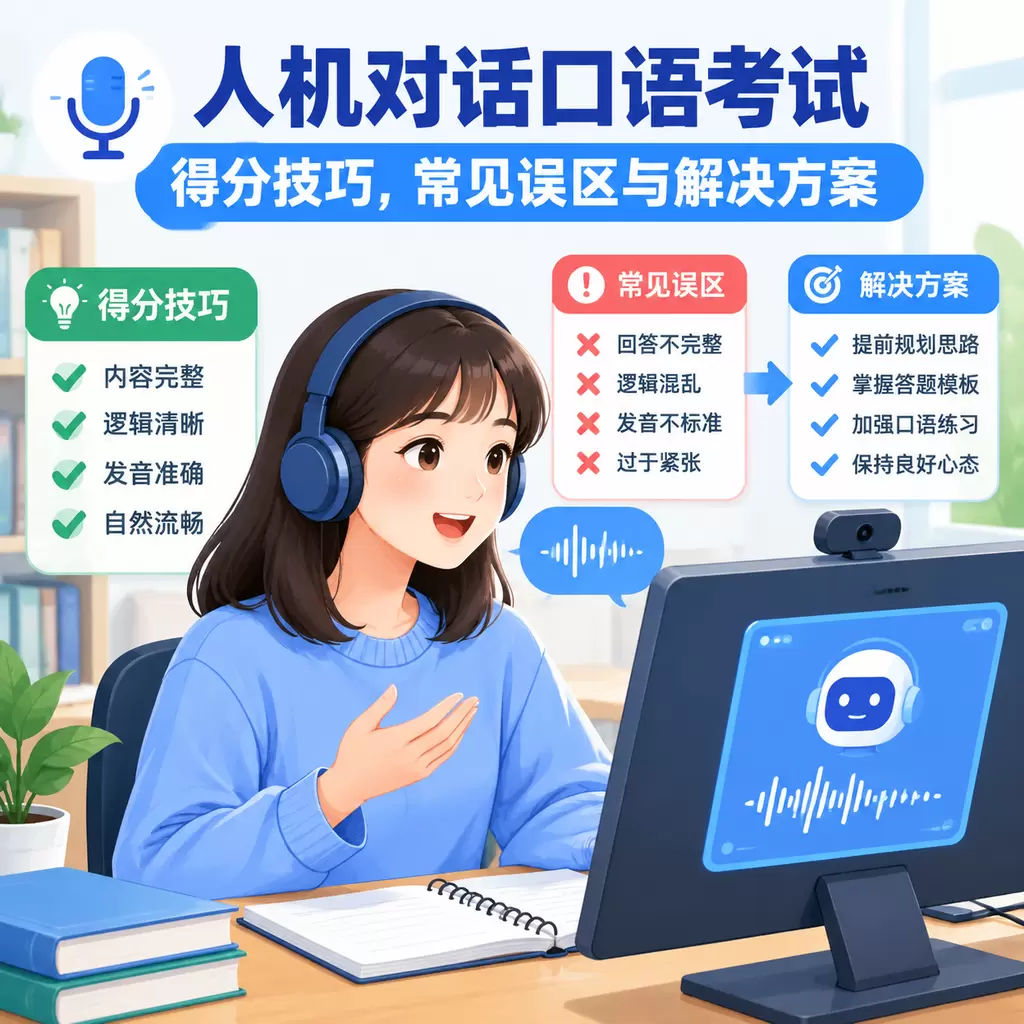 武汉人机对话口语考试得分技巧,常见误区与解决方案