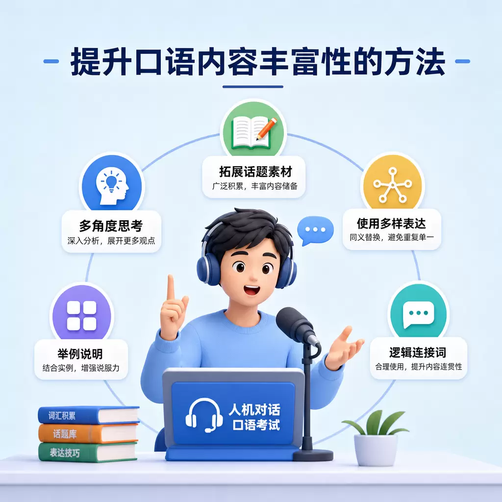 武汉人机对话口语考试得分技巧,分析高分考生的成功路径
