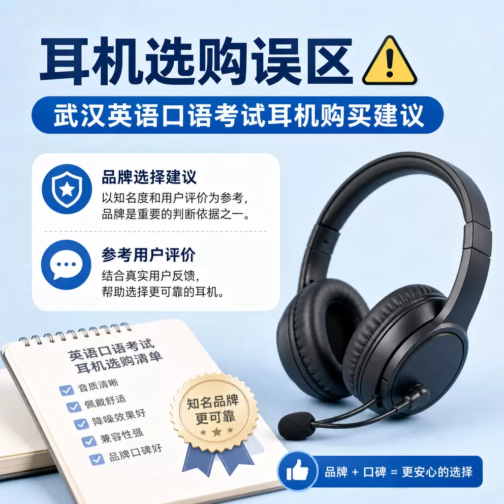 耳机选购误区:武汉英语口语考试耳机购买建议