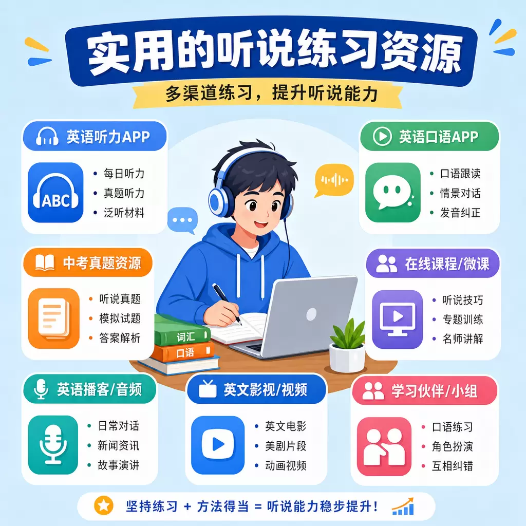武汉中考英语听说基础差怎么提分?有效策略解析