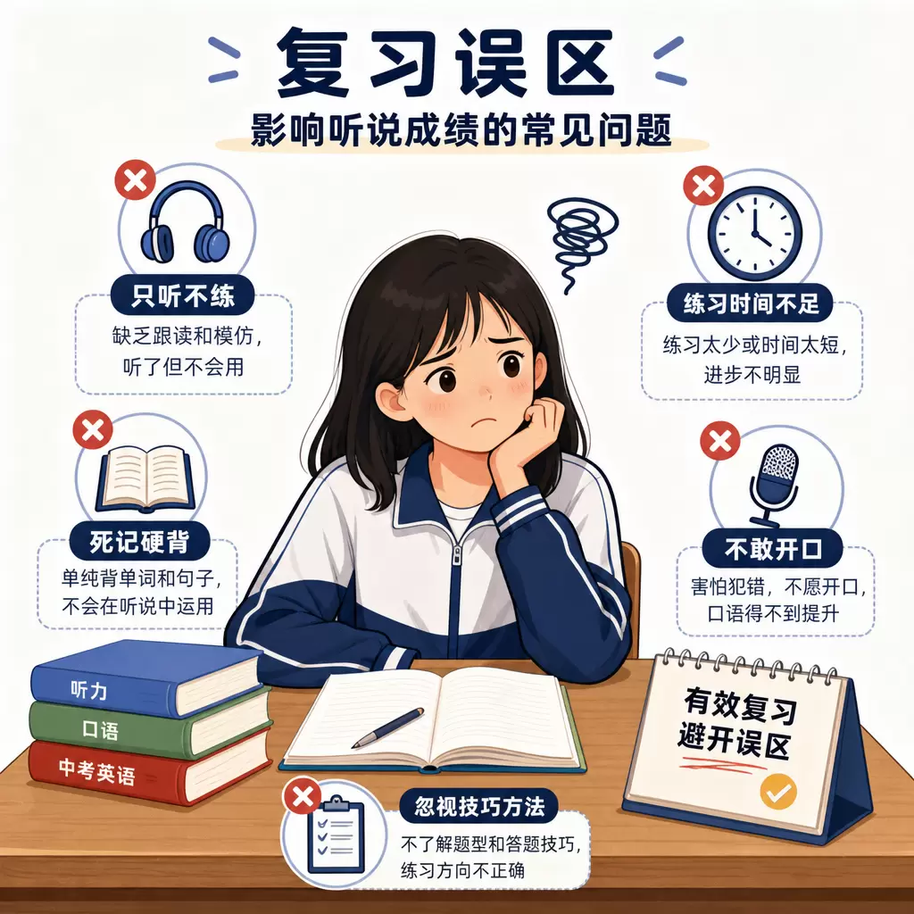 武汉中考英语听说成绩不理想,如何进行有效复习?