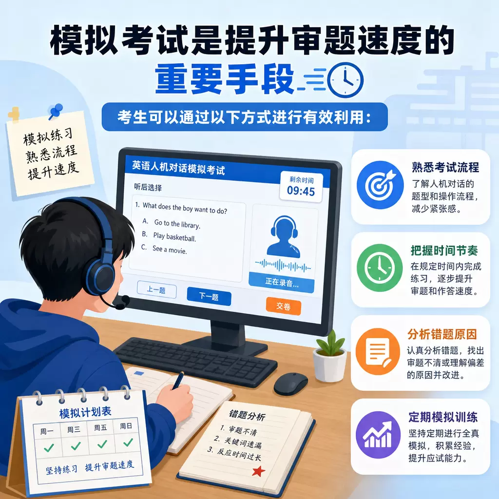 全面解析武汉中考英语人机对话审题速度提升的有效方案