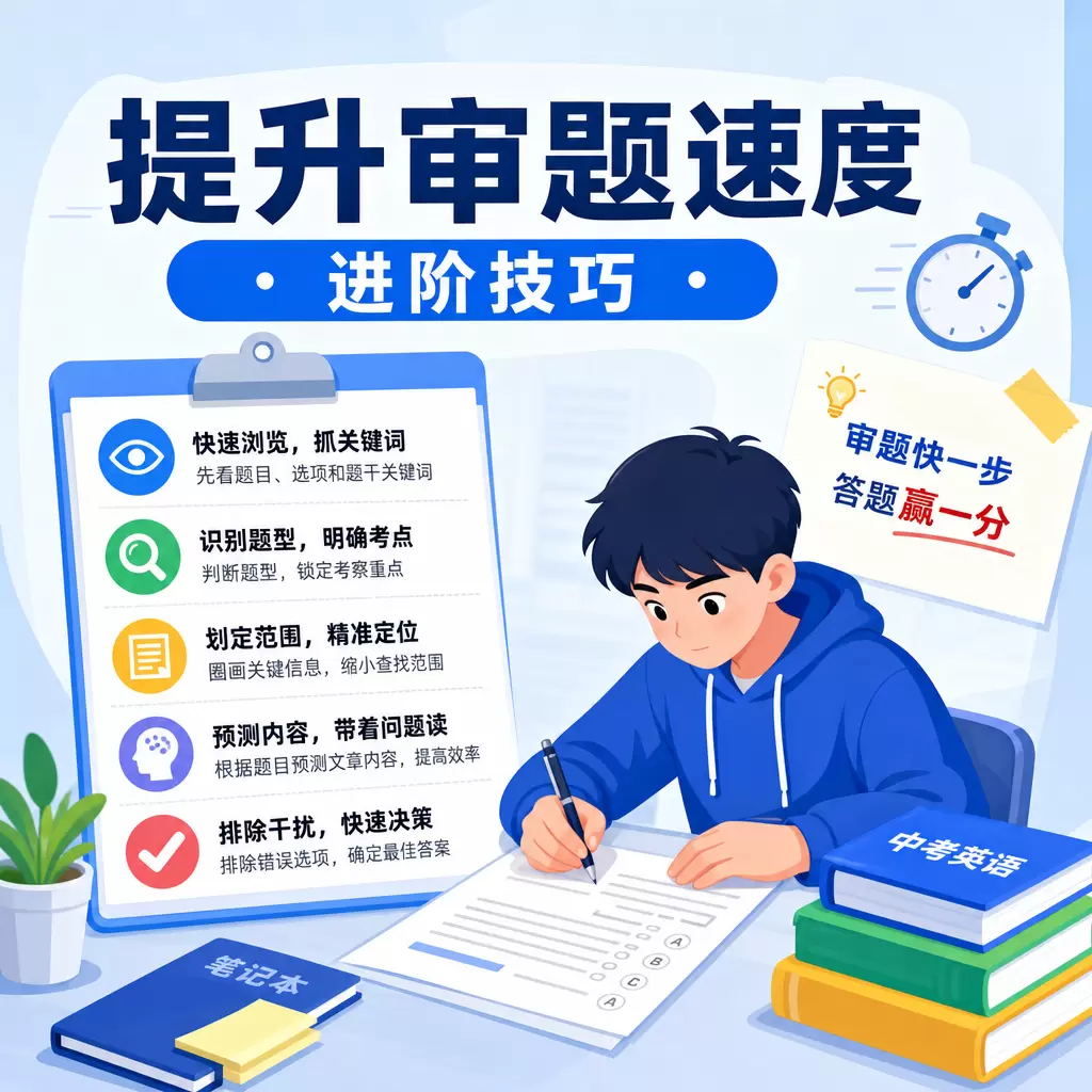 提升武汉中考英语人机审题速度的方法,家长必看!