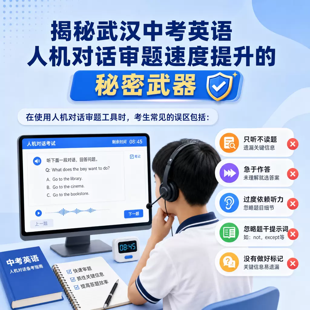 揭秘武汉中考英语人机对话审题速度提升的秘密武器