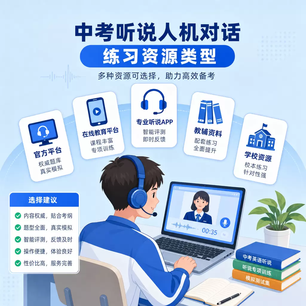 如何在秭归选择最佳的中考听说人机对话练习资源