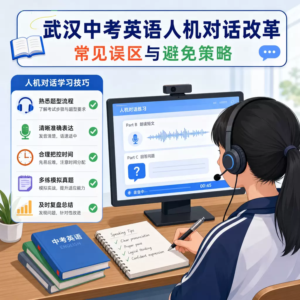 武汉中考英语人机对话改革的常见误区与避免策略